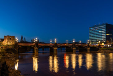 Newport's Historic Town Bridge Lighting Restored with Energy-Efficient LED Upgrade