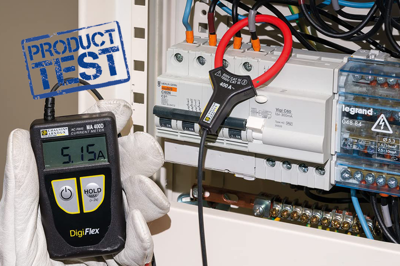 Product Test: Chauvin Arnoux’s Digiflex MA400D current tester