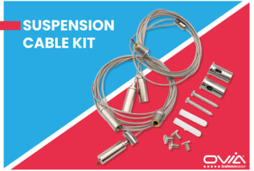 Ovia adds new Suspension Cable Kits to lighting accessories range 