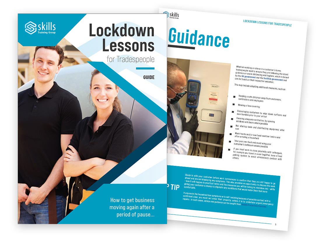 Free training guide for the trades launched | Using Lockdown to bridge the skills gap