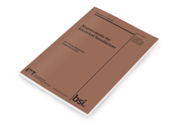 IET & BSI Publish Corrigendum to BS 7671:2018